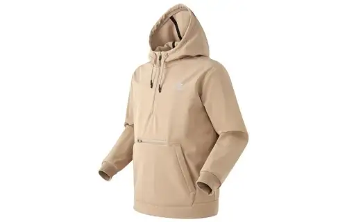 New Balance Sweatshirts Men's Brown Hooded Moderate Regular