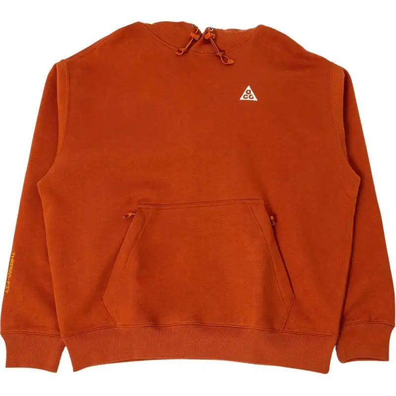 Nike Sweatshirts Unisex Orange Hooded Moderate Regular