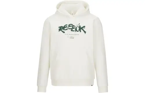 Reebok Sweatshirts Unisex Raw White Hooded Moderate