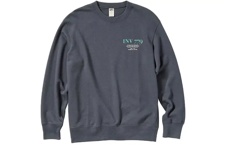 UNIQLO Sweatshirt Unisex Dark Gray