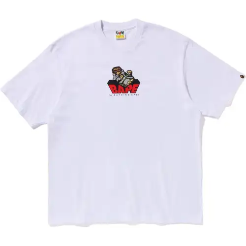 A Bathing Ape logo-print cotton T-shirt