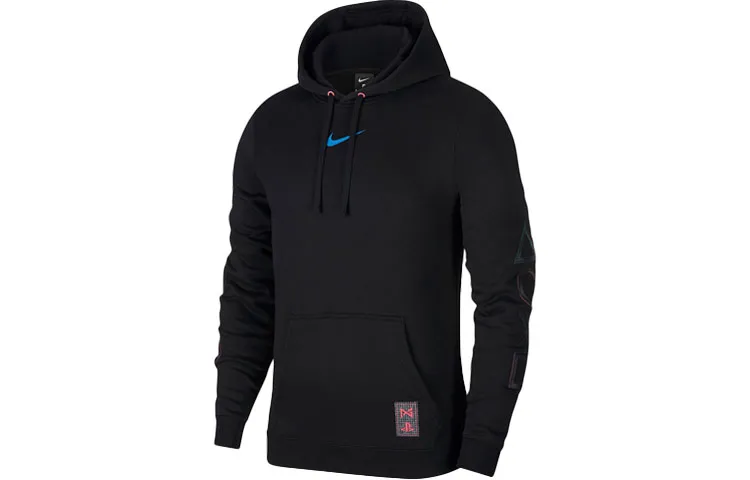 Nike X PlayStation Sweatshirts Men's Black Hooded Moderate Regular