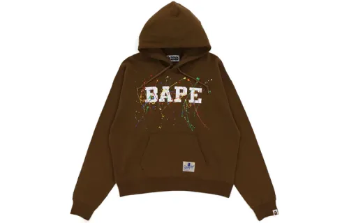 A BATHING APE Sweatshirts Unisex Hooded Moderate Regular