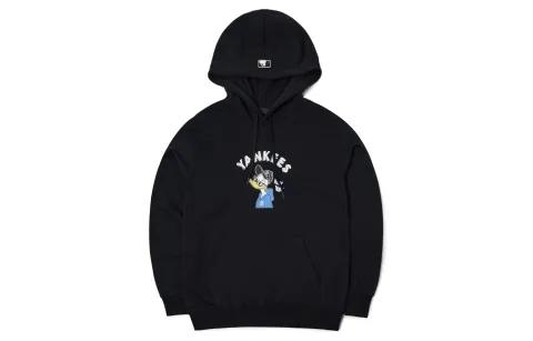 MLB X Disney Mlb X Disney Collaboration Sweatshirts Unisex Black Hooded (Non-detachable) Moderate Other