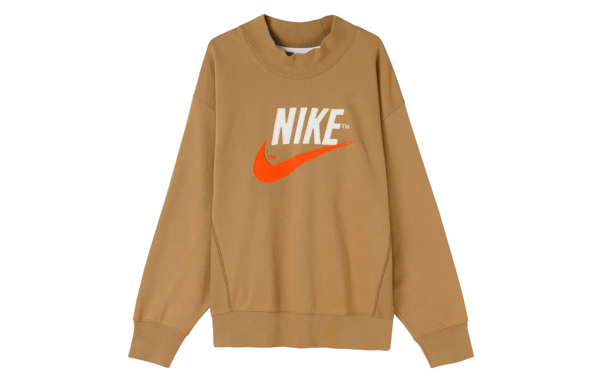 Nike Sweatshirts Men's Umber Crew Neck Moderate Regular