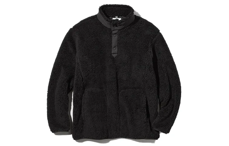 UNIQLO X White Mountaineering Fleece Oversized Longsleeve Pullover
