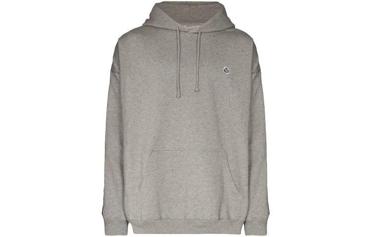 Vetements Sweatshirts Men's Gray Hooded Moderate Regular