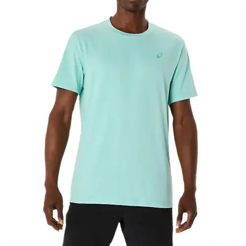 Asics SPIRAL EMBROIDERY T Shirt Men's Oasis Green
