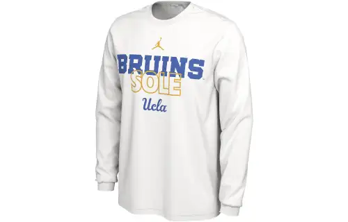 Jordan Sweatshirts Men's White Crew Neck Moderate Regular