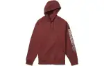 Timberland Sweatshirts Men's Umber Red Hooded Moderate Regular