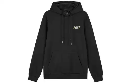 Skechers Sweatshirts Unisex Carbon Black Hooded Moderate