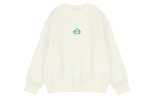 ASICS X 8ON8 Joint Collection Sweatshirts Unisex Ivory Crew Neck Moderate Regular