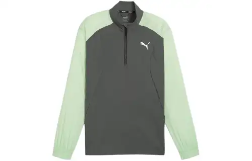 PUMA Fit Woven Men's Quarter Zip Sweater