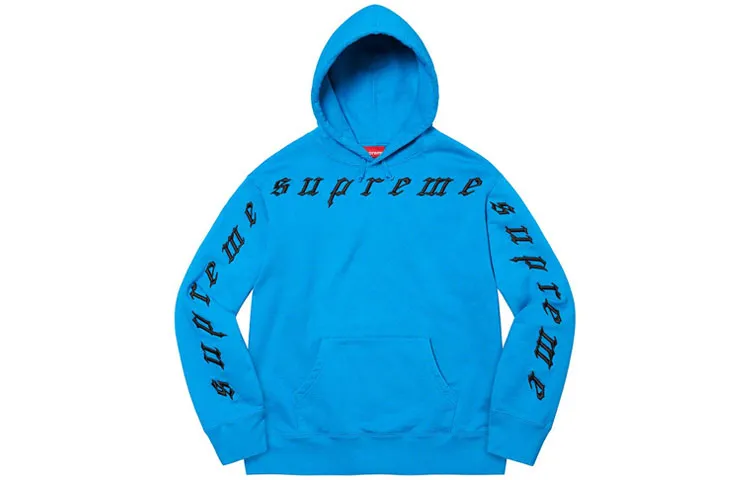 Supreme Raised Embroidery Hooded Sweatshirt