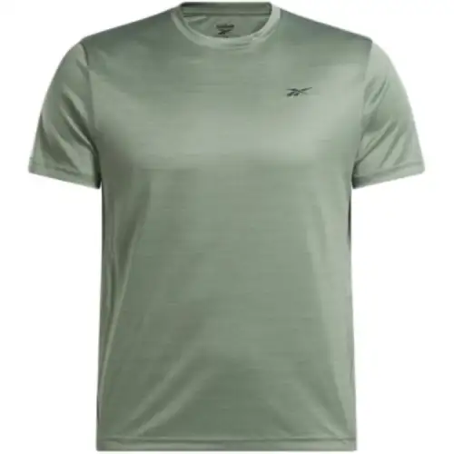 Reebok T Shirts Men's Cyan Crew Neck Moderate Straight Fit