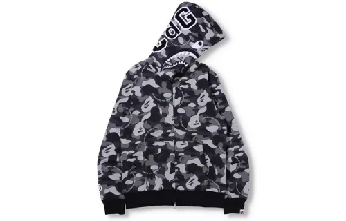 Bape X Comme Des Garcons Full Zip Hoodie