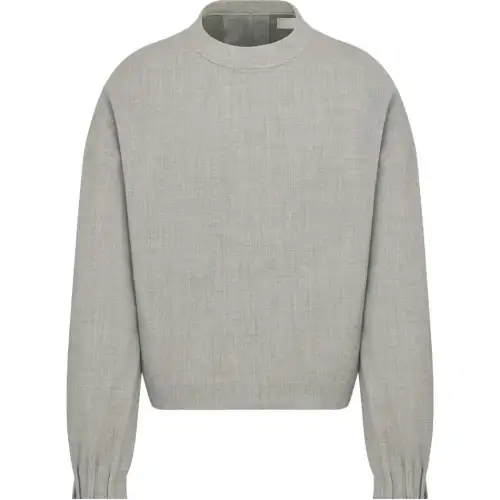 DIOR Homme Button Detailed Crewneck Top
