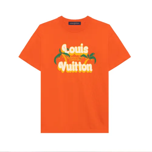 LOUIS VUITTON Short Sleeved Cotton Crewneck
