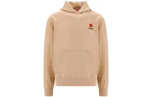 【Replicated_PMPrevious Season】logo-embroidered cotton hoodie