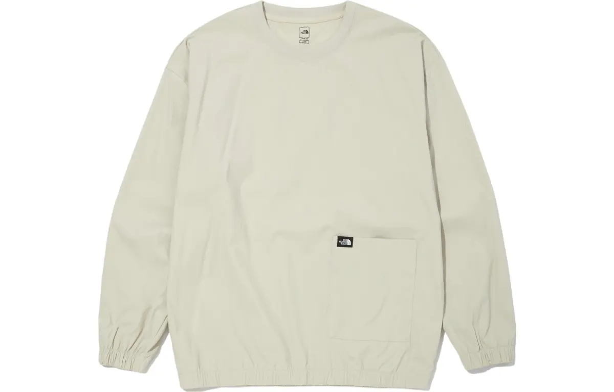 THE NORTH FACE Sweatshirts Men's Light Beige Crew Neck Moderate Other