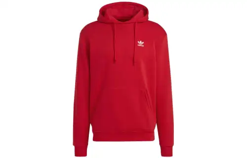 Adidas Originals Sweatshirts Men's Red Hooded Moderate Regular