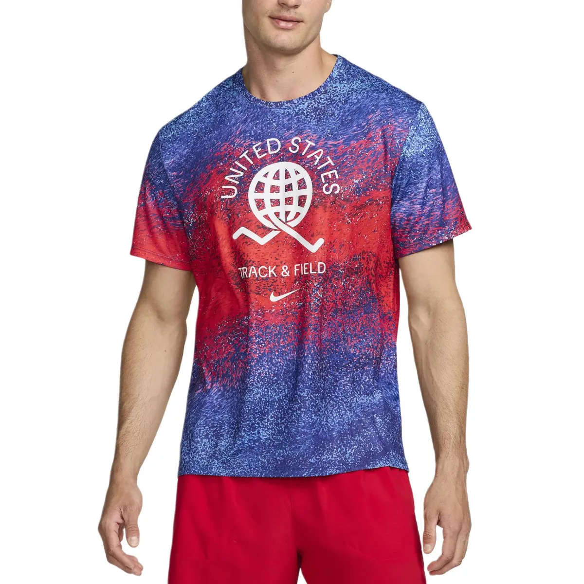 Nike Usa Miler Men's Nike Dri-FIT Short-Sleeve Running Top