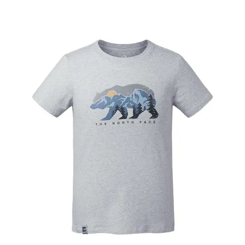 THE NORTH FACE T Shirt Men's Light Gray