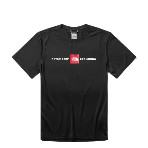 THE NORTH FACE T Shirt Men's Black/Red