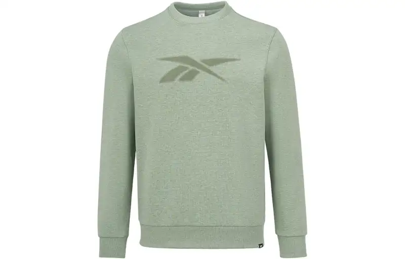 Reebok Sweatshirts Unisex Green Crew Neck Moderate Other
