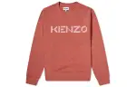 KENZO Sweatshirts Men's Deep Rose Crew Neck Moderate Regular