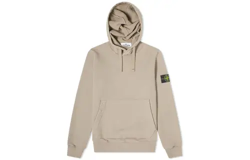 STONE ISLAND Sweatshirts Men's Beige Umber Hooded Moderate Regular