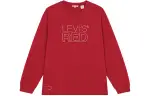 Levis Sweatshirts Men's Red Crew Neck Moderate Regular