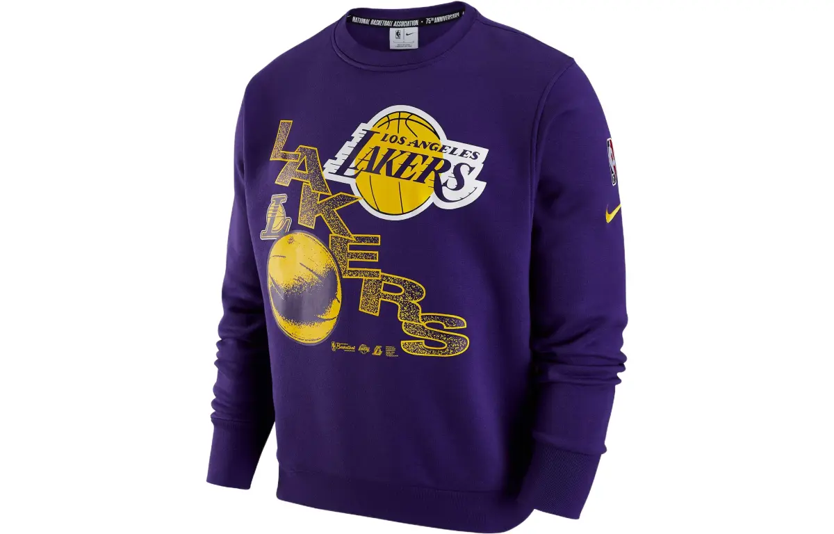 Nike Los Angeles Lakers City Edition Team Fleece Crewneck
