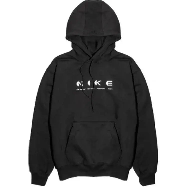 Nike Sweatshirts Unisex Black Hooded Moderate Other