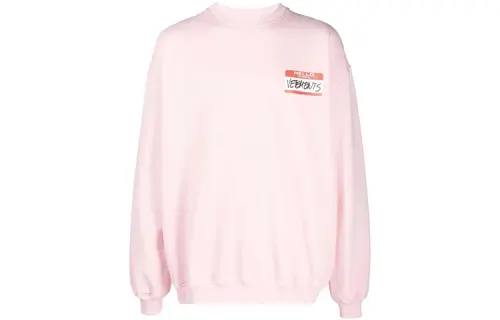 Vetements Sweatshirt Unisex Pink