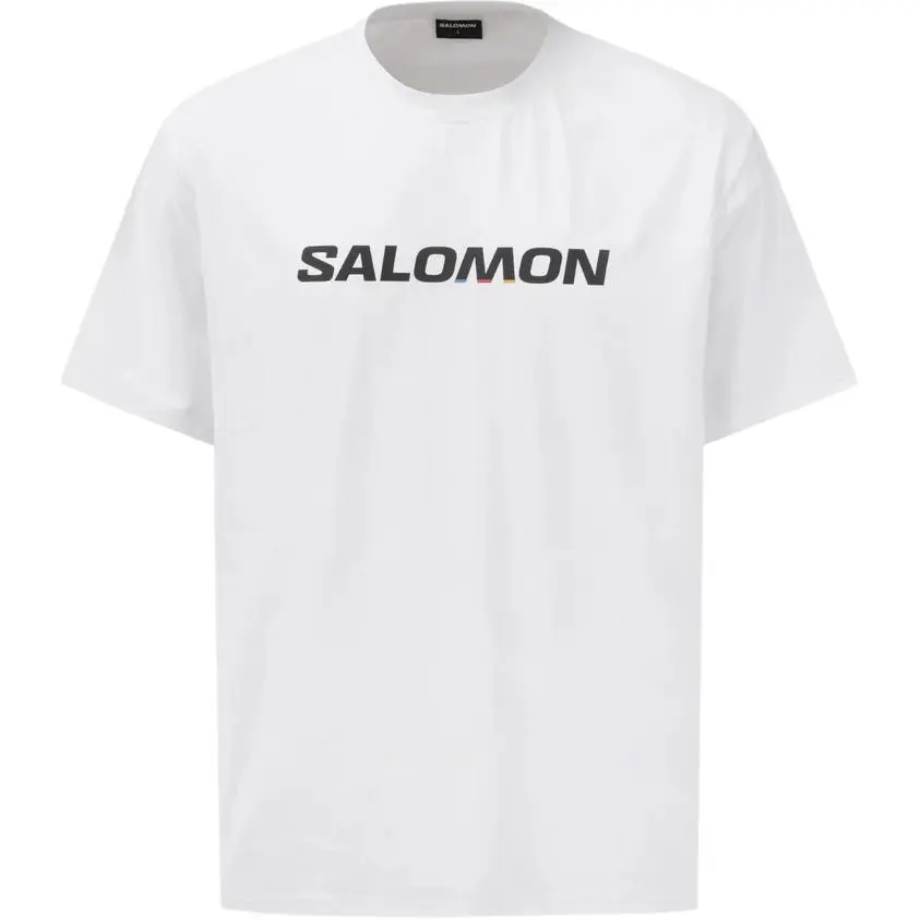 SALOMON T-Shirts Men's White Crew Neck