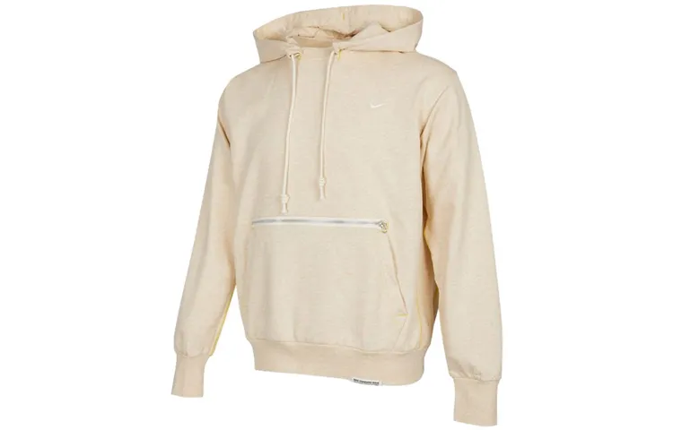 Nike Sweatshirts Men's Yellow Hooded Moderate Regular