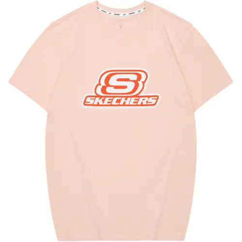 Skechers T Shirt Unisex Peach Pink