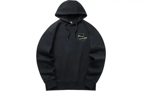 ANTA Life Collection Sweatshirts Men's Black Hooded Moderate