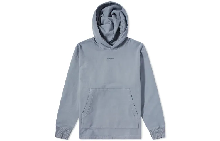Acne Studios Logo Printed Long-Sleeved Hoodie