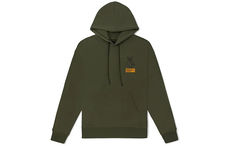 Vans Sweatshirts Unisex Green Hooded (Non-detachable) Moderate
