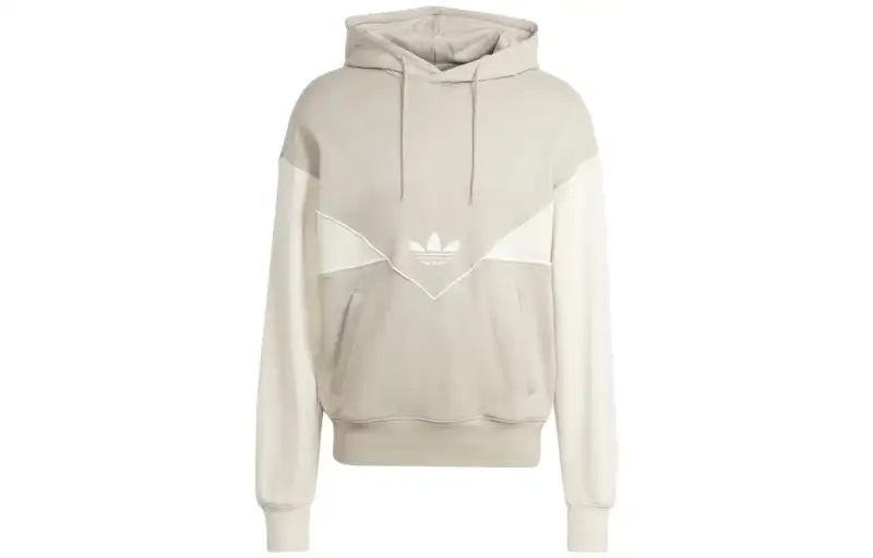 Adidas Originals Seasonal Archive Sweatshirts Men's Beige Hooded Moderate Regular