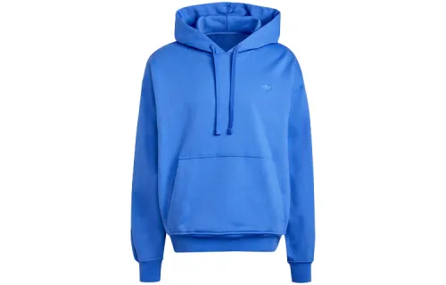 Adidas Originals Blue Version Collection Sweatshirts Men's Blue Hooded Moderate Regular