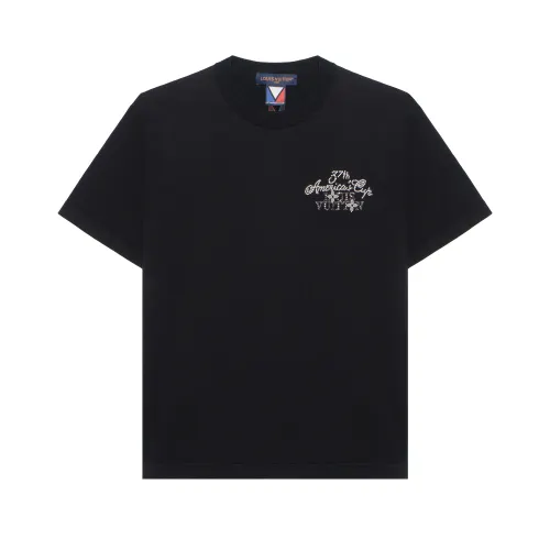LOUIS VUITTON Embellished Short-Sleeved Cotton Crewneck