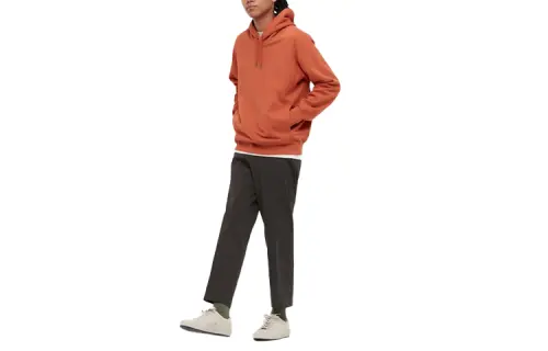 UNIQLO Sweatshirt Unisex Bright Orange