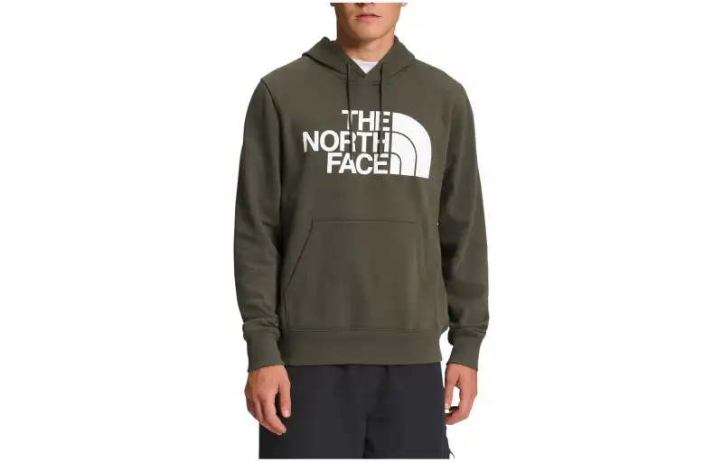THE NORTH FACE Sweatshirts Men's Nouveau Gray Green Hooded Moderate Regular