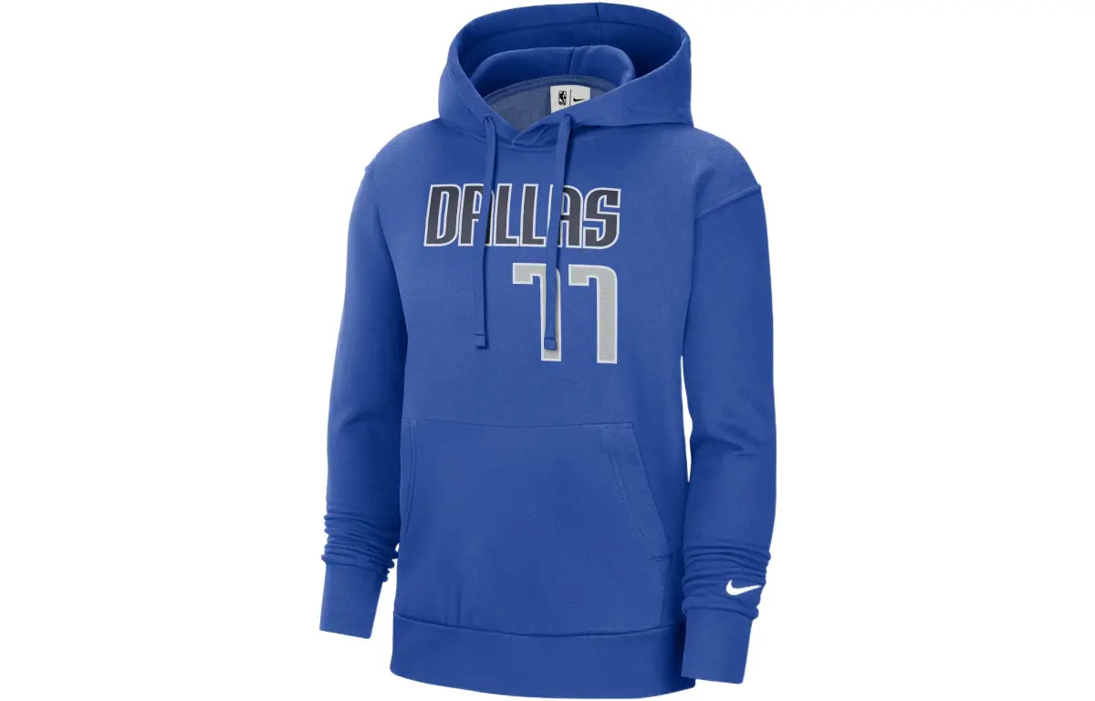 Nike Nba Dallas Mavericks Luca Doncic Essential Fleece Pullover Hoodie