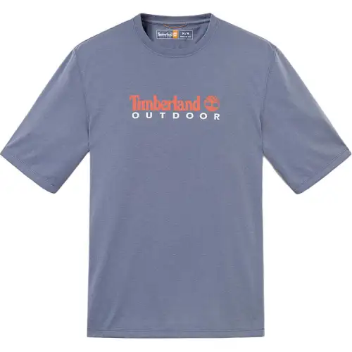 Timberland T Shirt Men's Medium Blue