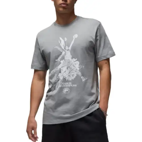 Jordan Sprots T Shirt Men's Grain Gray