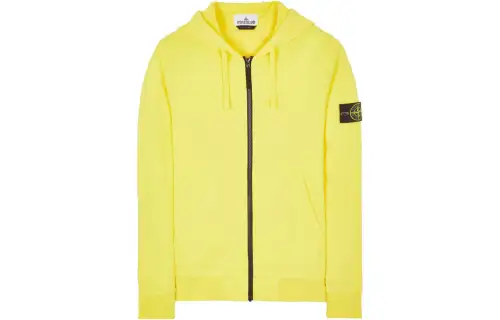 STONE ISLAND Sweatshirts Men's Yellow Hooded Moderate Other